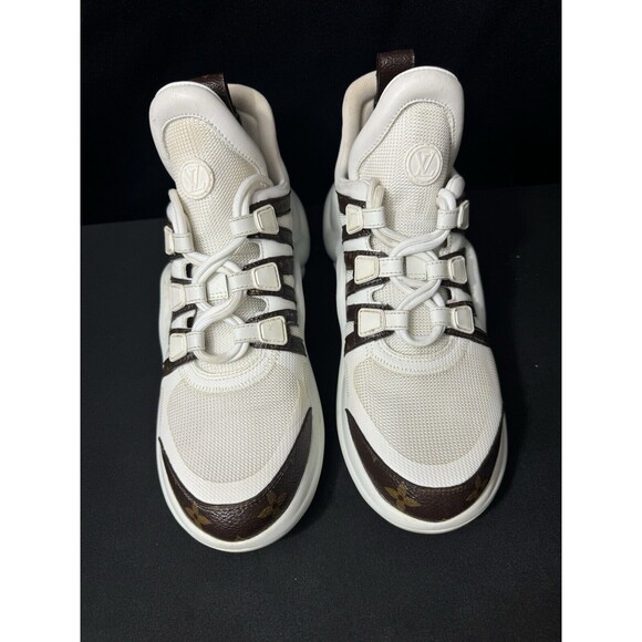Size 39 - Louis Vuitton LV Archlight Trainer White CL0179 Authentic Monogram - Picture 12 of 16
